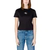 Calvin Klein Jeans Est.1978 Black Cotton T-shirt In Black