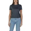 Calvin Klein Jeans Est.1978 Black Cotton T-shirt In Multi