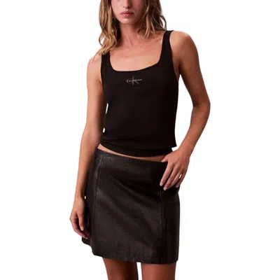 Calvin Klein Jeans Est.1978 Black Cotton Tank Tops