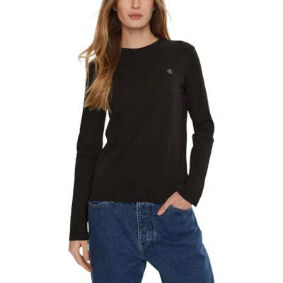 Calvin Klein Jeans Est.1978 Cotton Tops & Women's T-shirt In Black