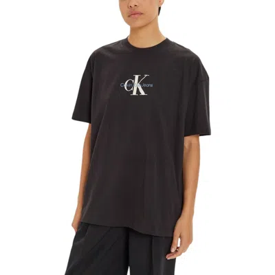 Calvin Klein Jeans Est.1978 Cotton Tops & Women's T-shirt In Black