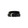 Calvin Klein Jeans Est.1978 Black Leather Belt
