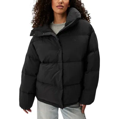 Calvin Klein Jeans Est.1978 Polyester Jackets & Women's Coat In Black