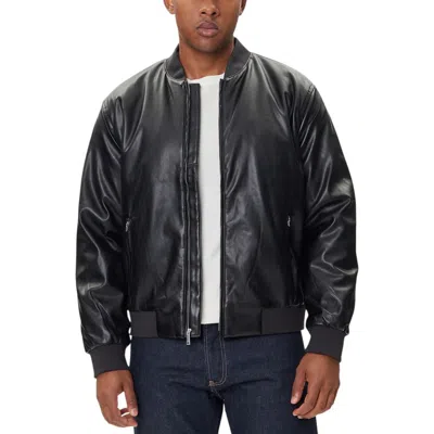 Calvin Klein Jeans Est.1978 Black Polyethylene Bomber