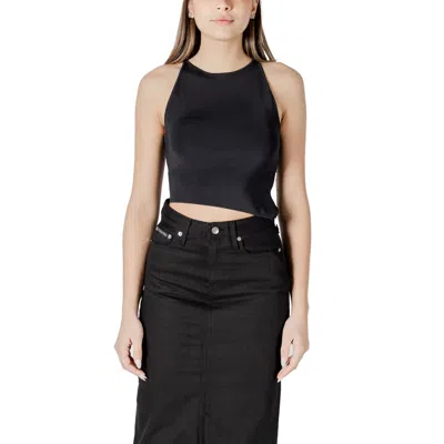 Calvin Klein Jeans Est.1978 Rayon Tops & Women's T-shirt In Black
