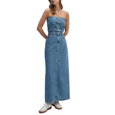 Calvin Klein Jeans Est.1978 Blue Cotton Dress