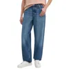 Calvin Klein Jeans Est.1978 Blue Cotton Mom Jean In Blue