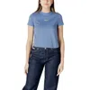 Calvin Klein Jeans Est.1978 Light Blue Recycled Cotton T-shirt In Blue