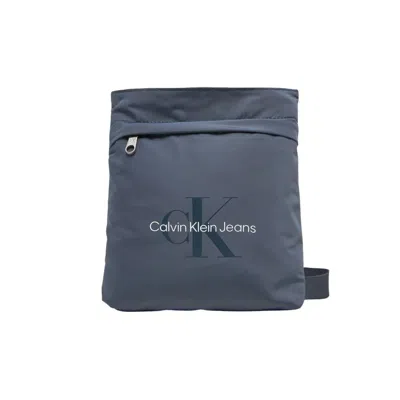 Calvin Klein Jeans Est.1978 Blue Recycled Polyester Messenger Bag