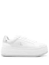 Calvin Klein Jeans Est.1978 Bold Sneakers In White