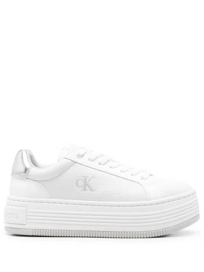 Calvin Klein Jeans Est.1978 Bold Trainers In White