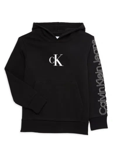 Calvin Klein Jeans Est.1978 Babies' Boy's Logo Hoodie In Black