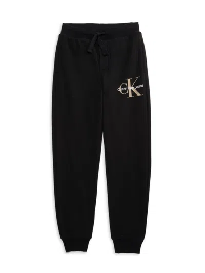 Calvin Klein Jeans Est.1978 Babies' Boy's Logo Joggers In Black
