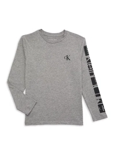 Calvin Klein Jeans Est.1978 Babies' Boy's Logo Tee In Medium Grey