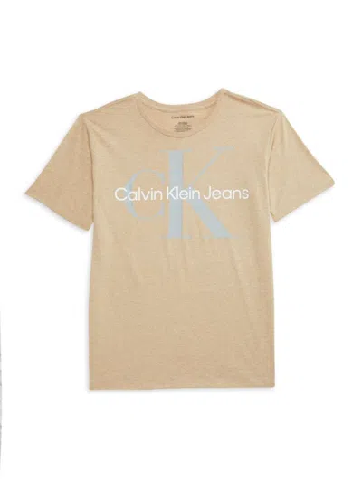Calvin Klein Jeans Est.1978 Babies' Boy's Logo Tee In Safari Tan