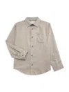 Calvin Klein Jeans Est.1978 Boy's Textured Shirt In Mulch