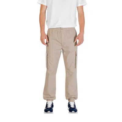 Calvin Klein Jeans Est.1978 Brown Cotton Cargo Pants In Neutral