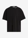 Calvin Klein Jeans Est.1978 Calvin Klein Boys Neck Embroidered Relaxed T-shirt In Black