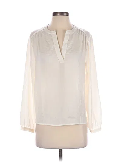 Pre-owned Calvin Klein Jeans Est.1978 Calvin Klein Jeans 3/4 Sleeve Blouse In Ivory