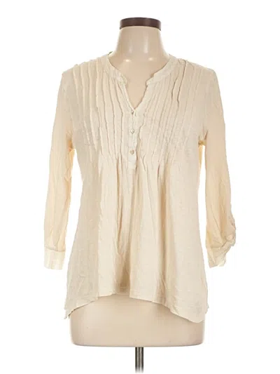 Pre-owned Calvin Klein Jeans Est.1978 Calvin Klein Jeans 3/4 Sleeve Blouse In White