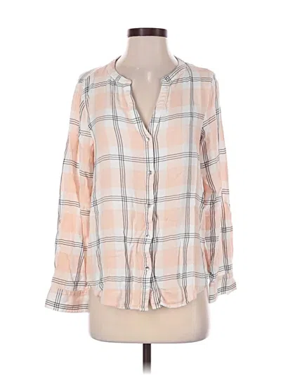Pre-owned Calvin Klein Jeans Est.1978 Calvin Klein Jeans 3/4 Sleeve Button Down Shirt In Pink