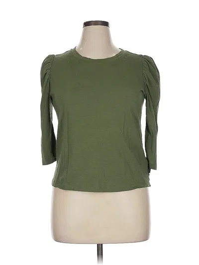 Pre-owned Calvin Klein Jeans Est.1978 Calvin Klein Jeans 3/4 Sleeve T-shirt In Green