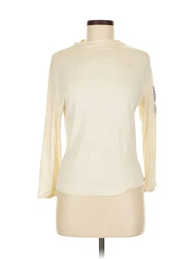 Pre-owned Calvin Klein Jeans Est.1978 Calvin Klein Jeans 3/4 Sleeve T-shirt In White