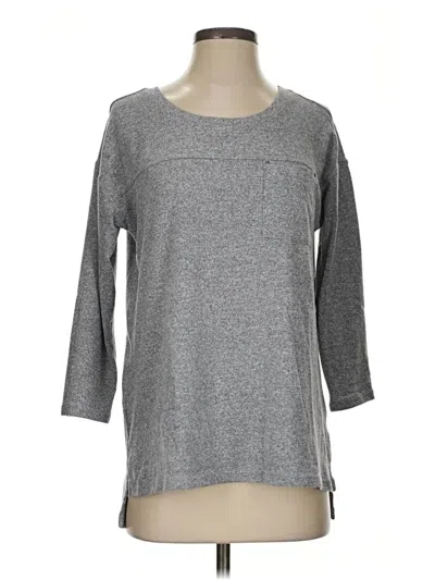 Pre-owned Calvin Klein Jeans Est.1978 Calvin Klein Jeans 3/4 Sleeve T-shirt In Gray
