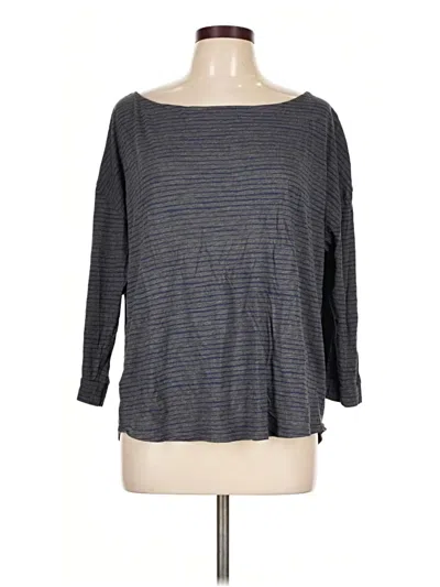 Pre-owned Calvin Klein Jeans Est.1978 Calvin Klein Jeans 3/4 Sleeve T-shirt In Gray