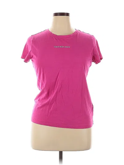 Pre-owned Calvin Klein Jeans Est.1978 Calvin Klein Jeans Active T-shirt In Pink