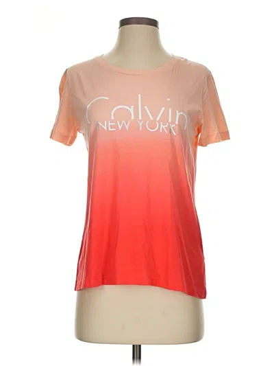Pre-owned Calvin Klein Jeans Est.1978 Calvin Klein Jeans Active T-shirt In Orange