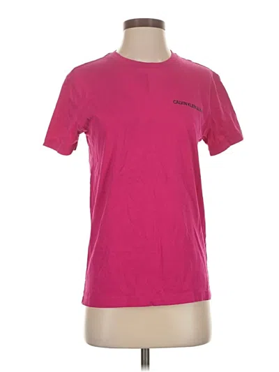 Pre-owned Calvin Klein Jeans Est.1978 Calvin Klein Jeans Active T-shirt In Pink