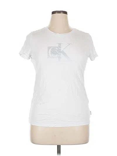 Pre-owned Calvin Klein Jeans Est.1978 Calvin Klein Jeans Active T-shirt In White