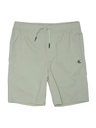 Pre-owned Calvin Klein Jeans Est.1978 Kids' Calvin Klein Jeans Athletic Shorts In Green