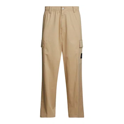 Calvin Klein Jeans Est.1978 Calvin Klein Jeans Beige Cotton Rigenerato Jeans & Men's Pant