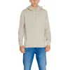 Calvin Klein Jeans Est.1978 Calvin Klein Jeans Beige Cotton Rigenerato Men's Sweater In Beige