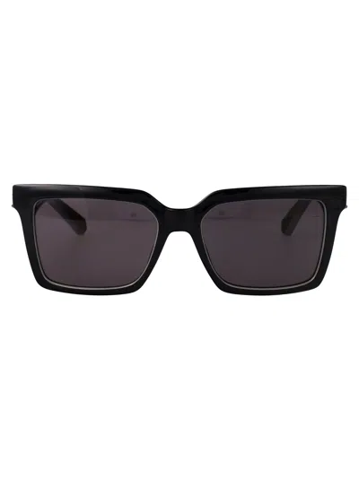 CALVIN KLEIN JEANS EST.1978 CALVIN KLEIN JEANS BLACK ACETATE SUNGLASSES