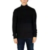 Calvin Klein Jeans Est.1978 Calvin Klein Jeans Black Cotton Rigenerato Men's Sweater In Black