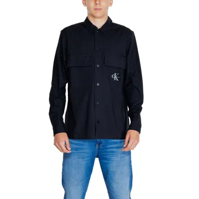 Calvin Klein Jeans Est.1978 Calvin Klein Jeans Black Cotton Rigenerato Men's Shirt