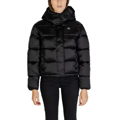 Calvin Klein Jeans Est.1978 Calvin Klein Jeans Black Nylon Jackets & Women's Coat In Brown