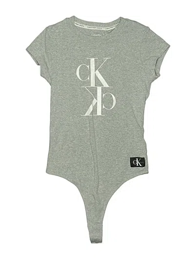 Pre-owned Calvin Klein Jeans Est.1978 Calvin Klein Jeans Bodysuit In Gray