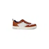 Calvin Klein Jeans Est.1978 Calvin Klein Jeans Brown Leather Men's Sneaker In Brown