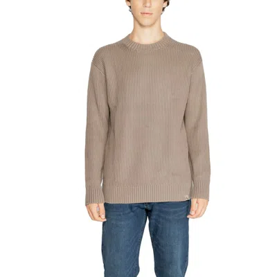 Calvin Klein Jeans Est.1978 Calvin Klein Jeans Brown Organic Cotton Men's Sweater