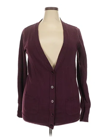 Pre-owned Calvin Klein Jeans Est.1978 Calvin Klein Jeans Cardigan Sweater In Burgundy