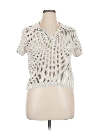 Pre-owned Calvin Klein Jeans Est.1978 Calvin Klein Jeans Cardigan Sweater In White