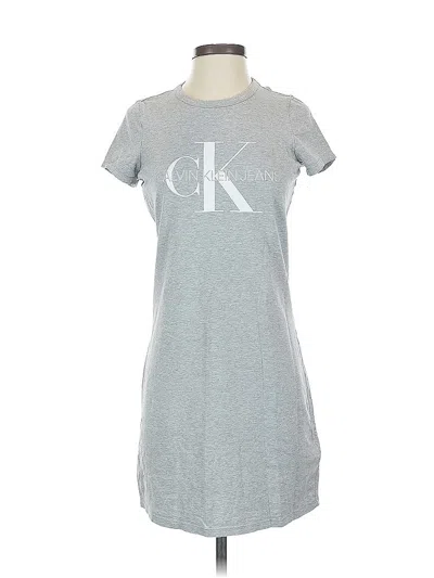 Pre-owned Calvin Klein Jeans Est.1978 Calvin Klein Jeans Casual Dress In Gray