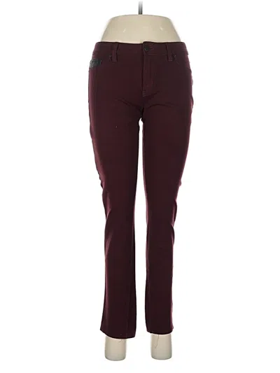 Pre-owned Calvin Klein Jeans Est.1978 Calvin Klein Jeans Casual Pants In Burgundy