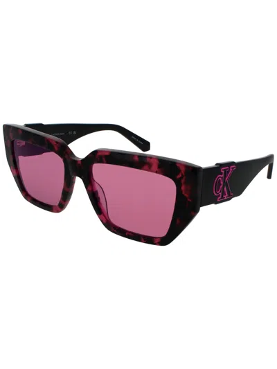 Calvin Klein Jeans Est.1978 Calvin Klein Jeans Chic Acetate Mini Sunglasses In Multi