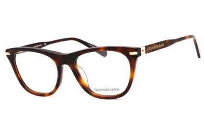 Calvin Klein Jeans Est.1978 Calvin Klein Jeans Ckj19525 Tortoiseshell Acetate Eyeglasses In Brown