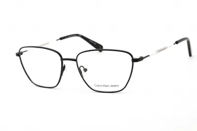 Calvin Klein Jeans Est.1978 Calvin Klein Jeans Ckj21221 Cat Eye Metal Eyeglasses In Black